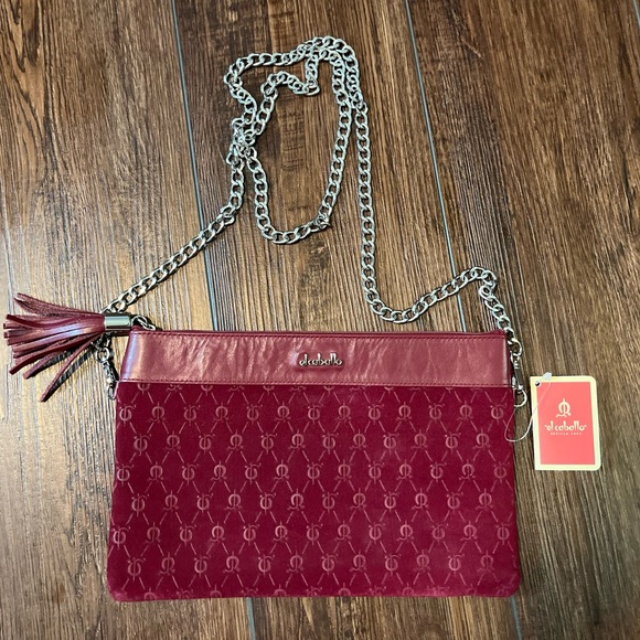 NWT el caballo leather crossbody with removable chain to switch to clutch. Spain - Picture 2 of 14